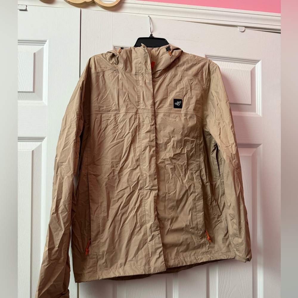 Dutch Bros Beige Jacket with Black Logo